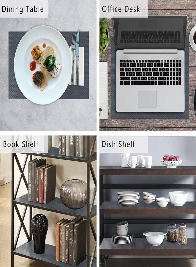 Fancyku EVA Anti Slip Mat/Sheet for Fridge, Bathroom, Kitchen, Drawer, Shelf Liner (60 cm X 10 m, Grey, 60x1000) - Image 3